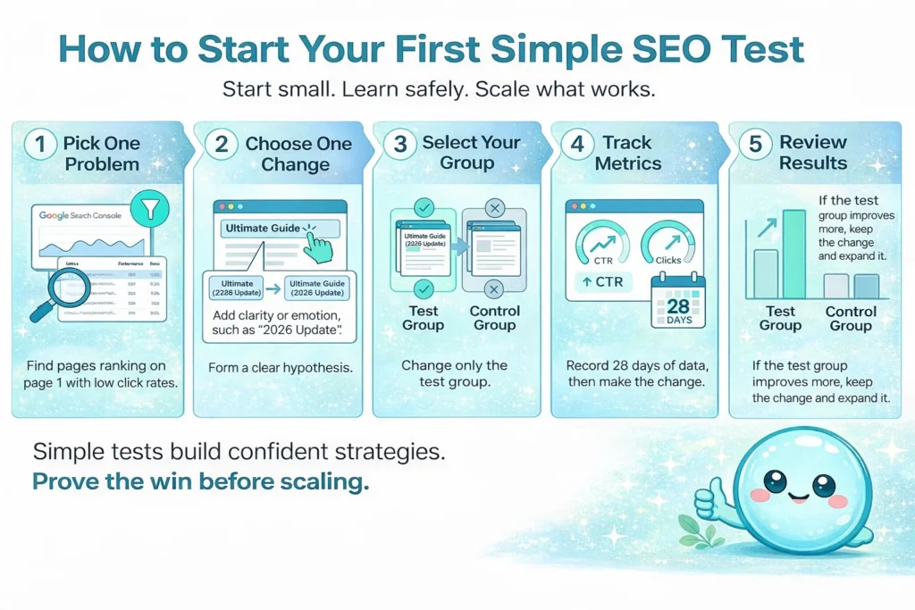 How to Start Your First Simple SEO Test