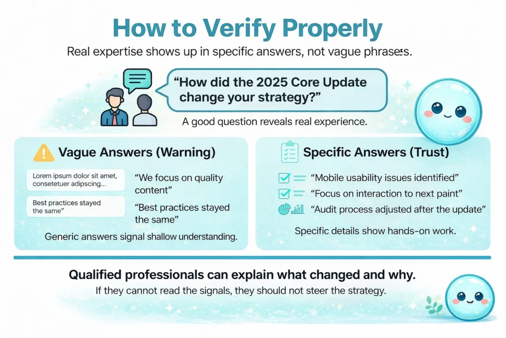 How to Verify Properly