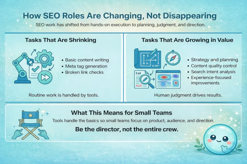How SEO Roles Are Changing, Not Disappearing