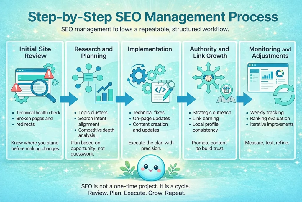 Step-by-Step SEO Management Process