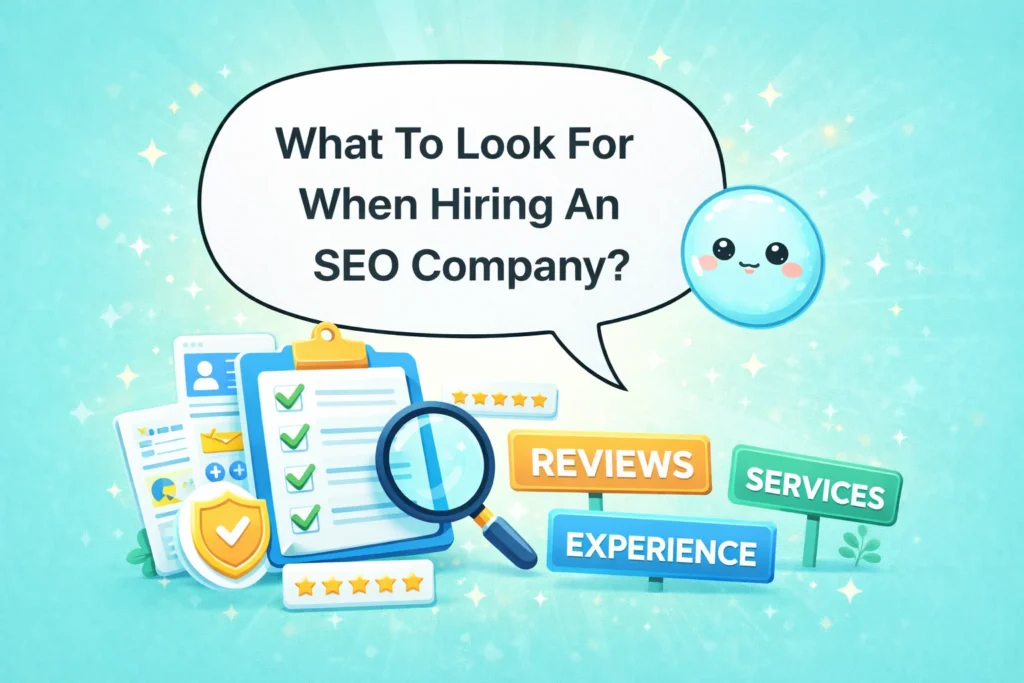 what look when hiring seo company