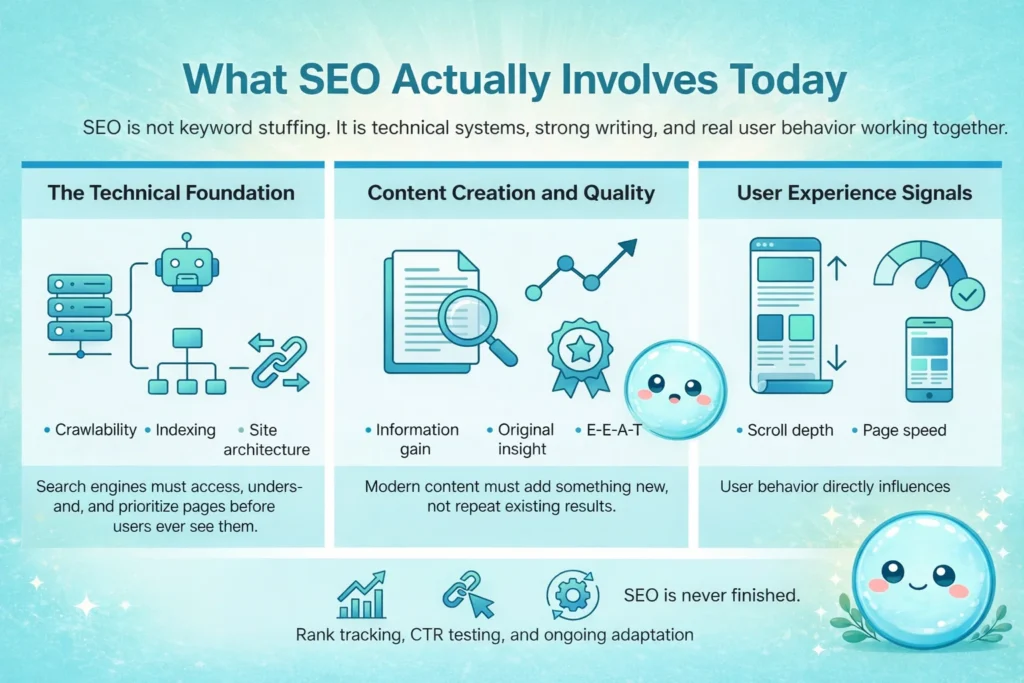 What SEO Actually Involves Today