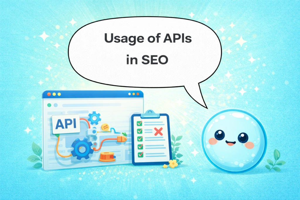 usage of APIs in SEO