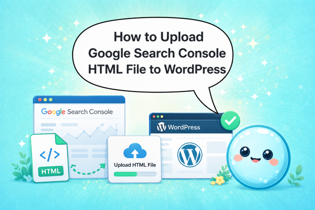 How to Upload Google Search Console HTML File to WordPress (2026 Guide)